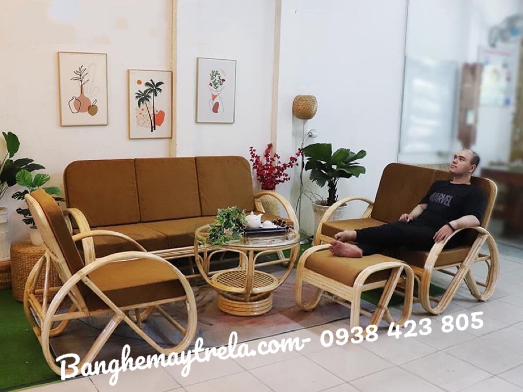 
								Sofa mây phòng khách MA486