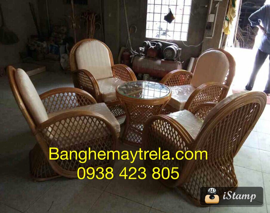 
								Bàn ghế mây tự nhiên MA3