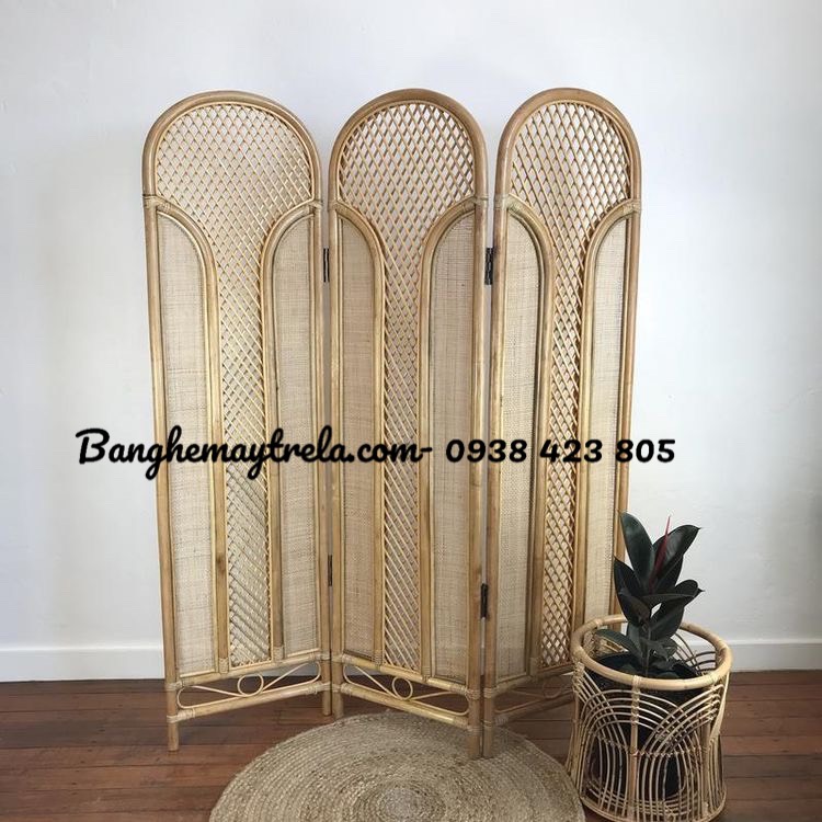
								Bình phong mây tre MA382
