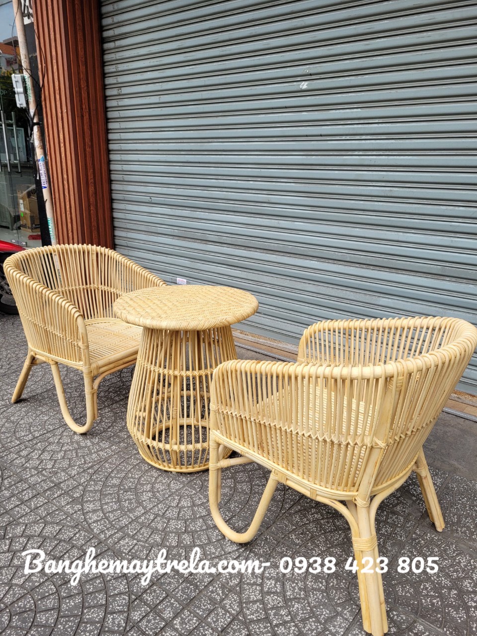 
								Bàn ghế mây tự nhiên đặt phòng ngủ MA613