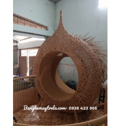Ghế tổ chim mây tre đan NH403