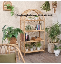 Kệ mây tre đan decor- trang trí MA408