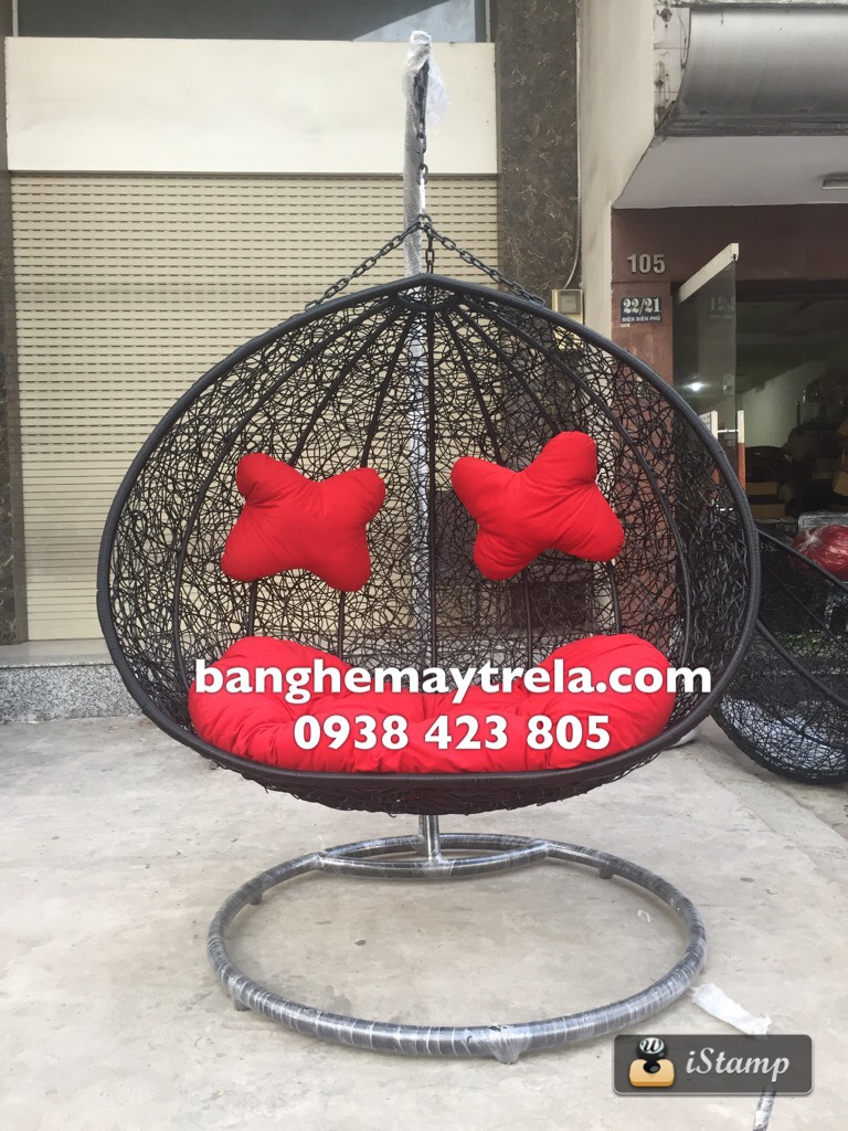 
								Xích đu đôi đen đan rối NH51